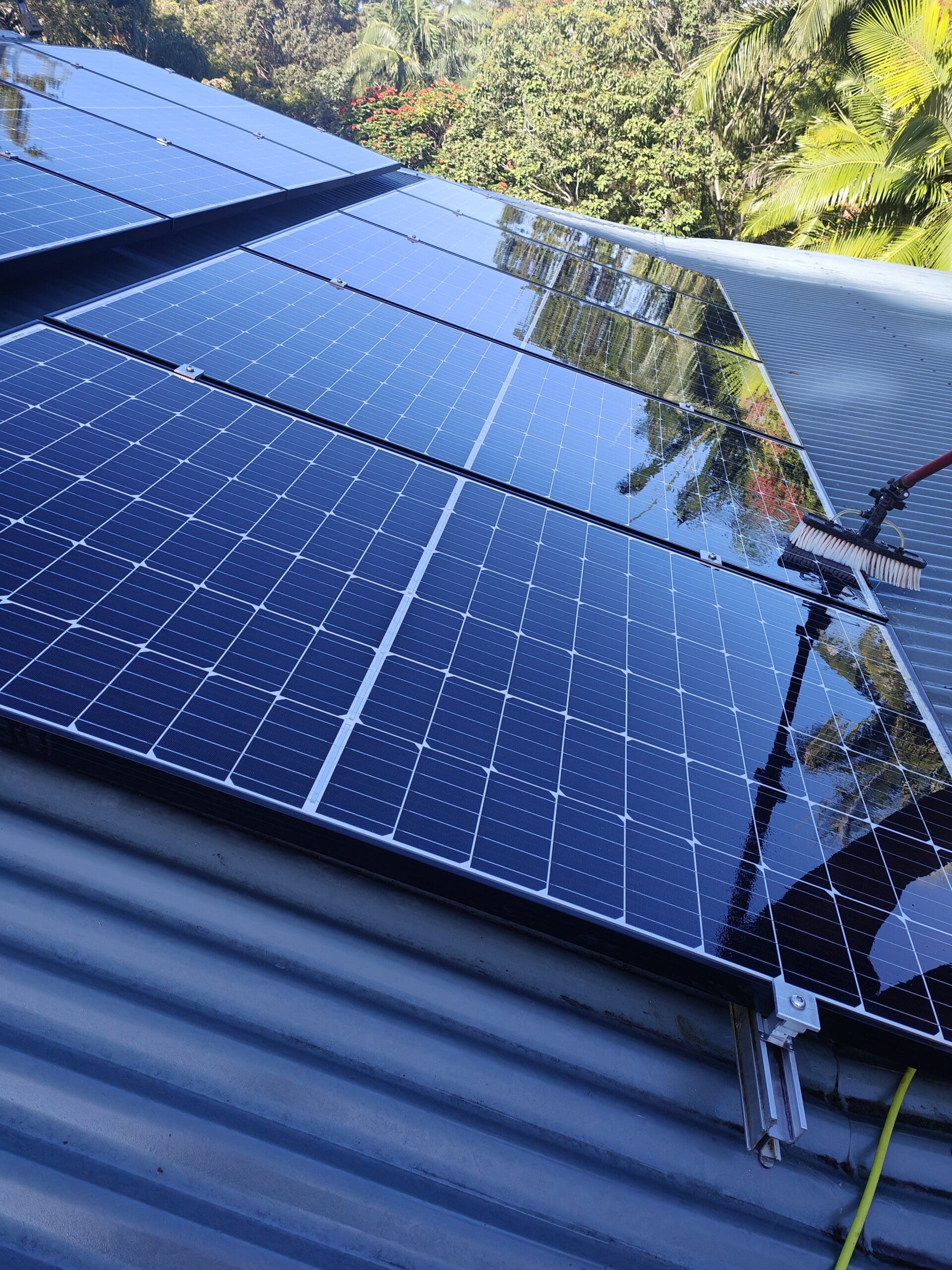 Sunshine coast mobile cleaning solar panels